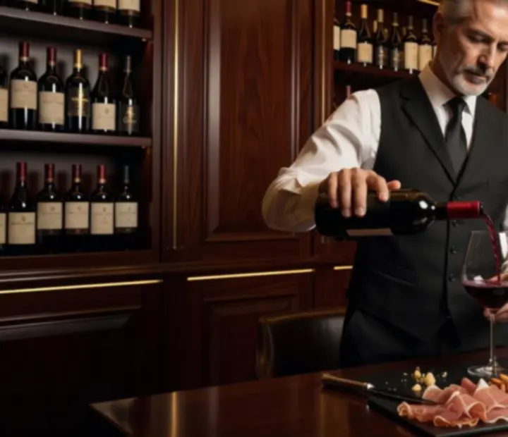 Sommelier MAKSZ-ART Bt. prezentuje selekcję win w komnacie